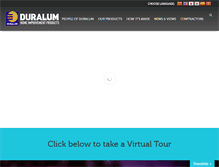 Tablet Screenshot of duralum.com