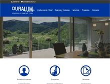 Tablet Screenshot of duralum.cl